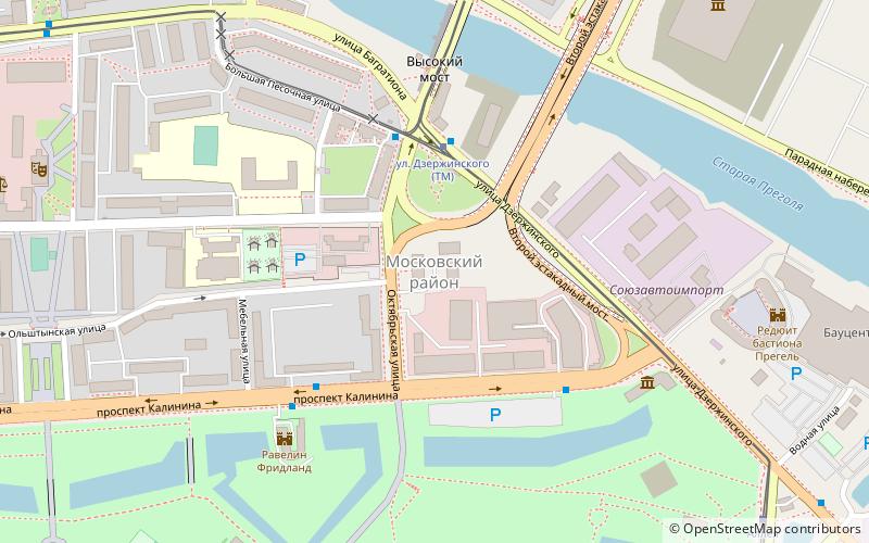 Moskauer Rajon location map