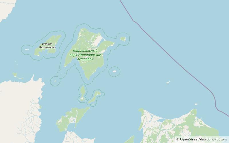 kusova park narodowy wyspy szantarskie location map