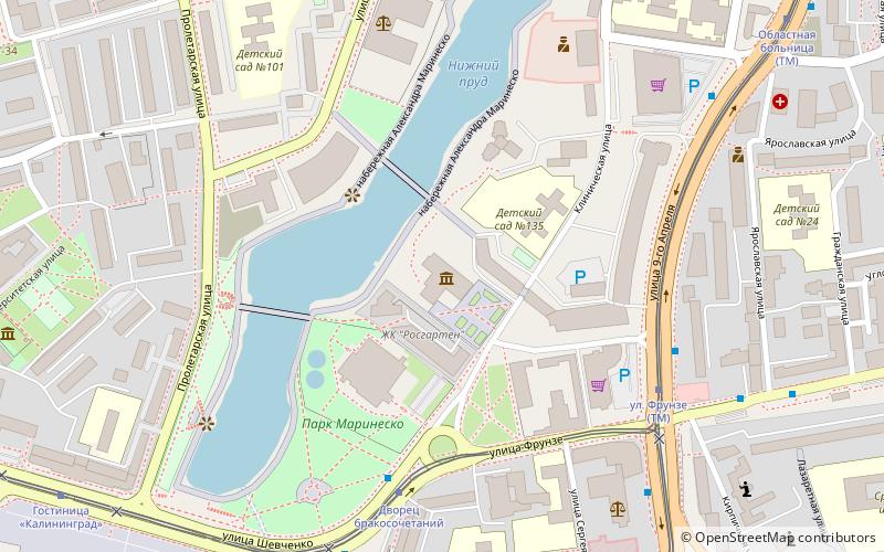 Kaliningrad Regional Museum of History and Arts location map