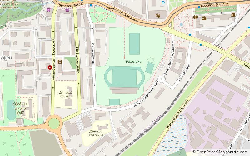 Estadio Baltika location map