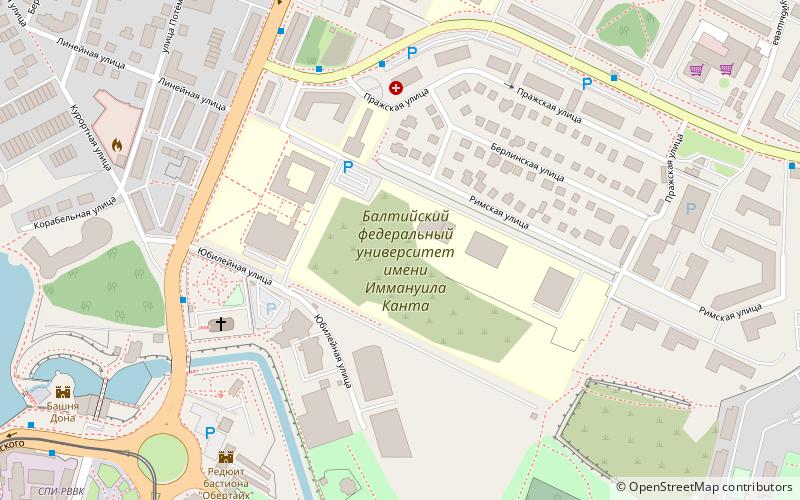 Immanuel Kant Baltic Federal University location map