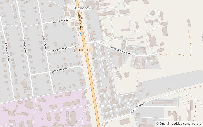 Petschorsk location map
