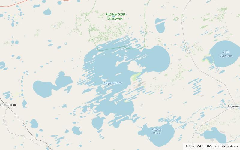 Tschanysee location map