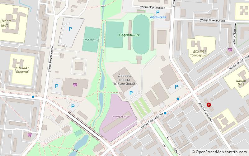 dvorec sporta ubilejnyj almetyevsk location map