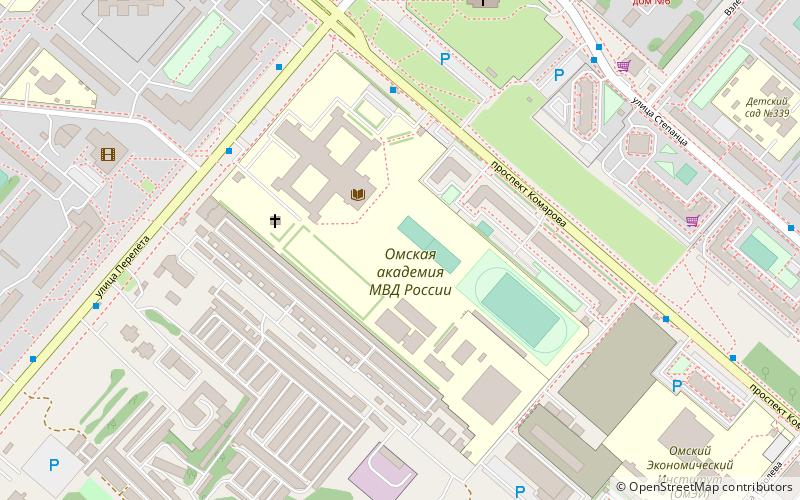 omsk academy of the ministry of internal affairs location map