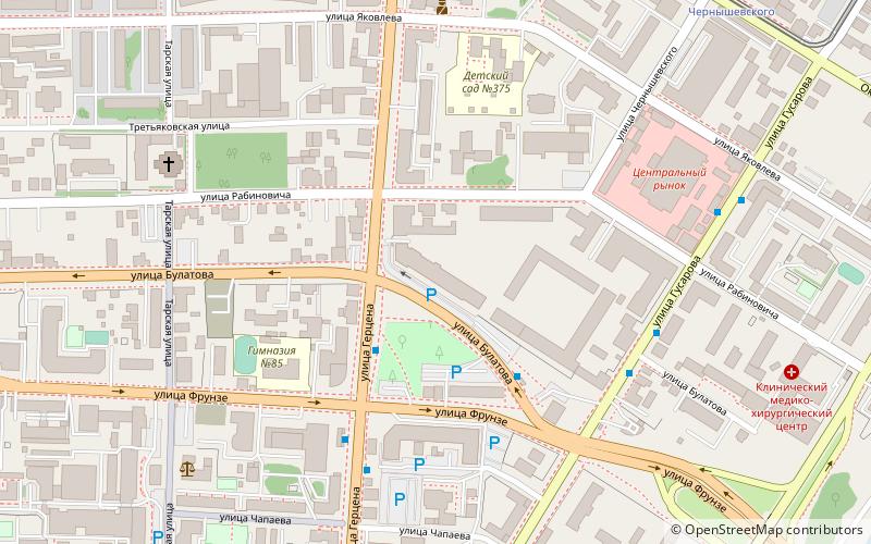 gercen plaza omsk location map