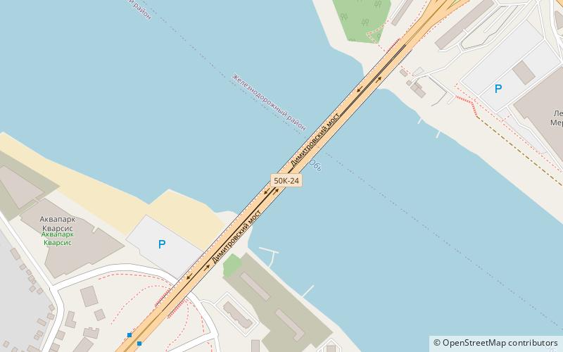Dimitrovsky Bridge, Novosibirsk location map