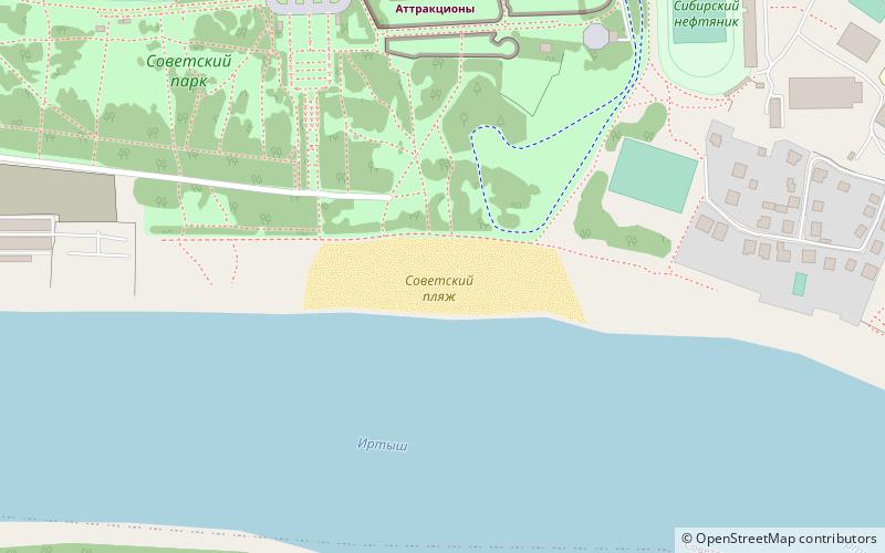 sovetskij plaz omsk location map