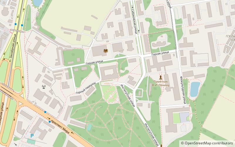 Omsk State Agrarian University location map