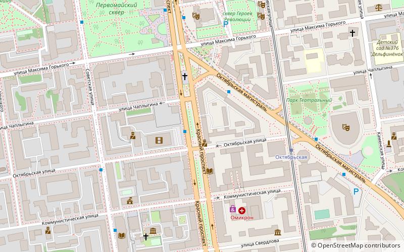 dinamo residential complex novossibirsk location map