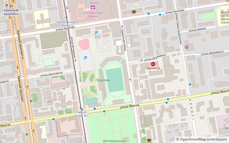 Spartak-Stadion location map