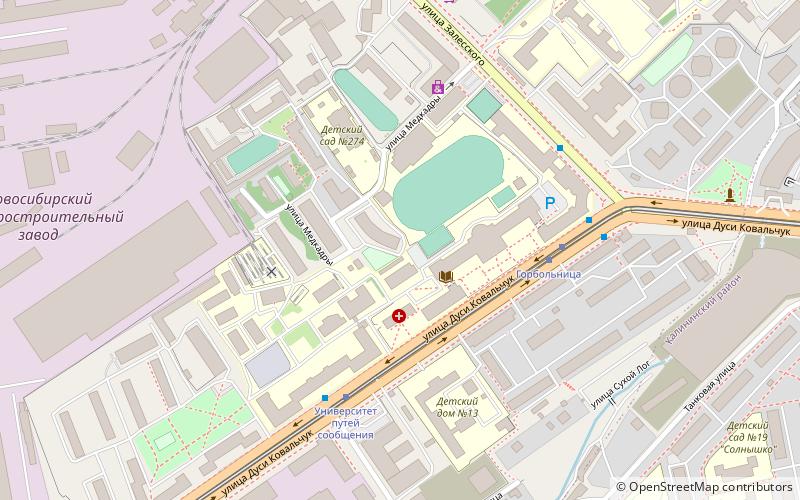 Siberian State Transport University location map