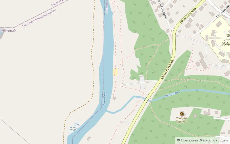 city beach obninsk location map