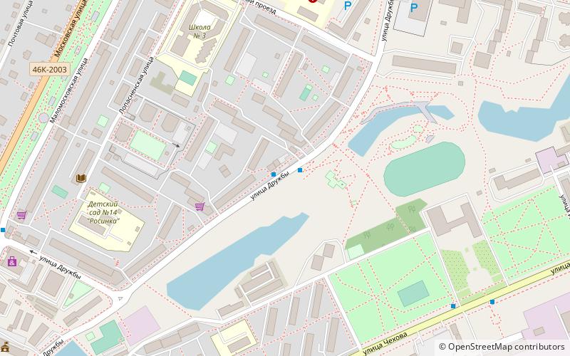 Chéjov location map