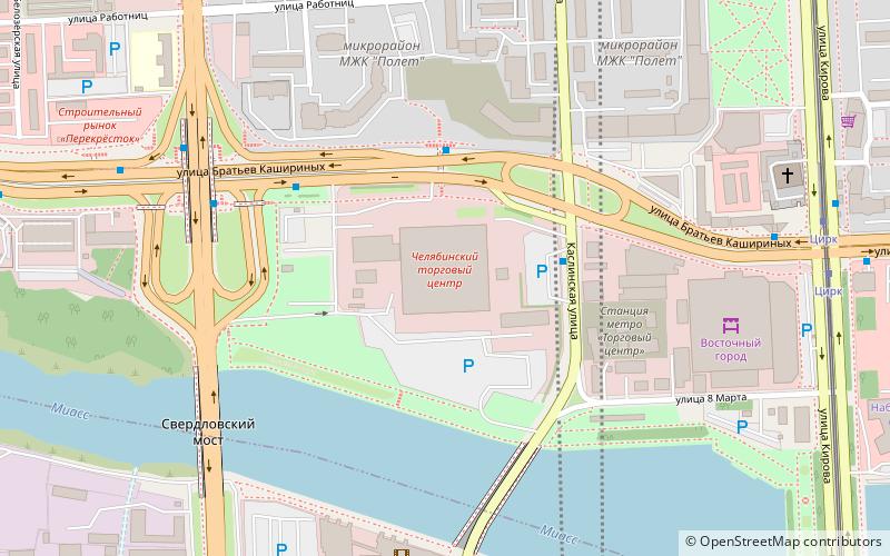 Chelyabinsk Trade Center location map
