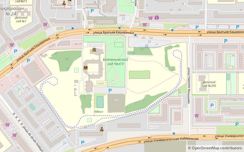 Chelyabinsk State University location map