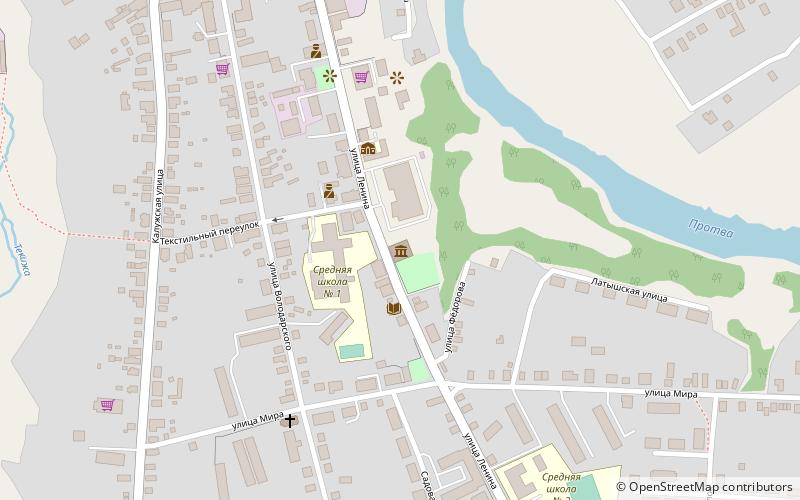 all saints church borovsk location map