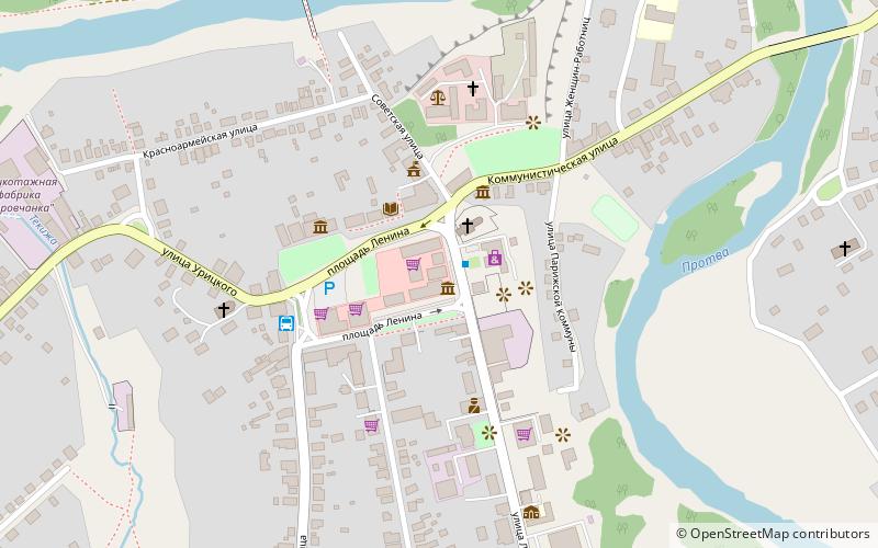 univermag borovsk location map