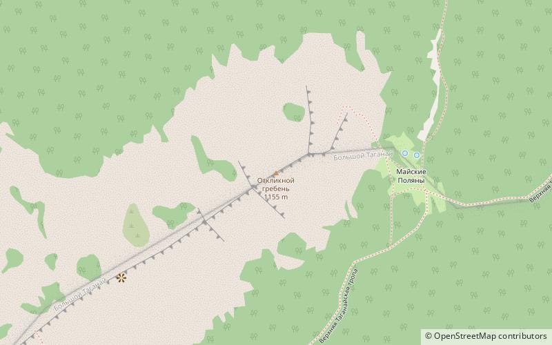Otkliknoy greben' location map