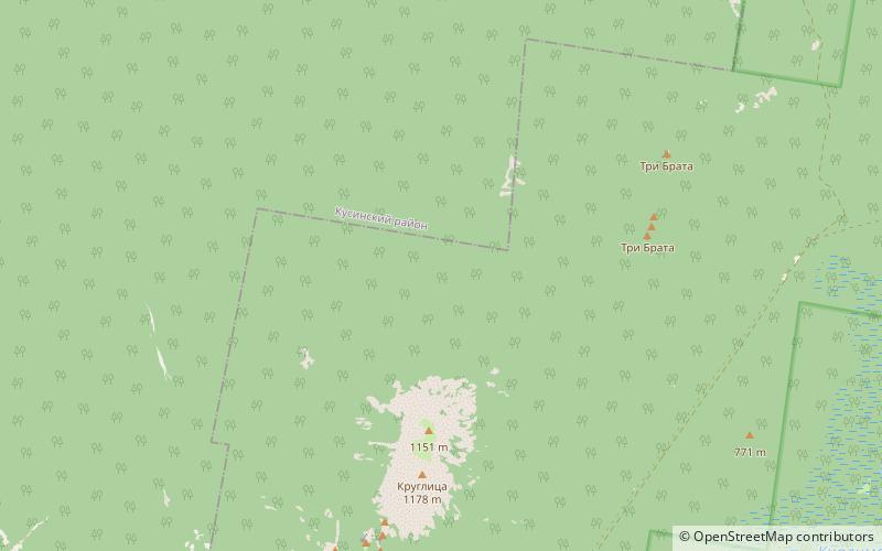 Nationalpark Taganai location map