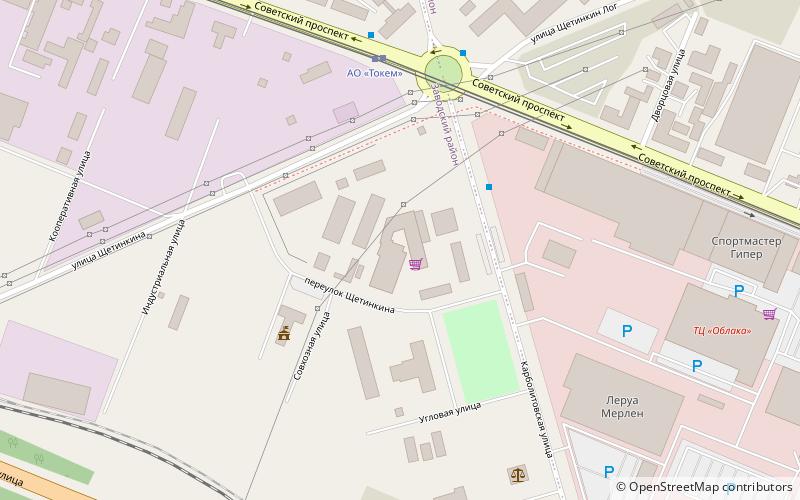 Gubernskij rynok location map