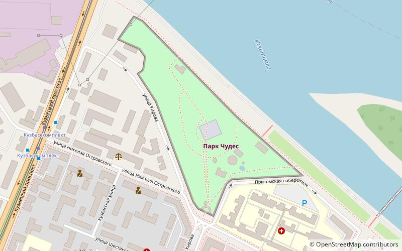 park cudes kemerovo location map