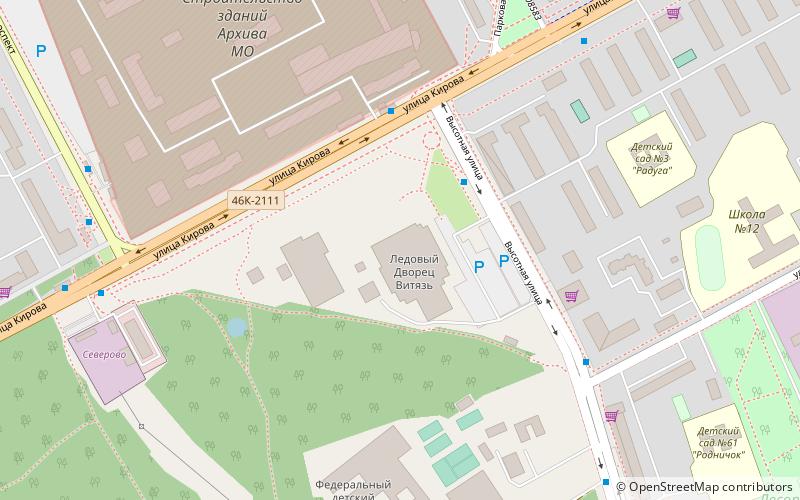 Eispalast Witjas location map