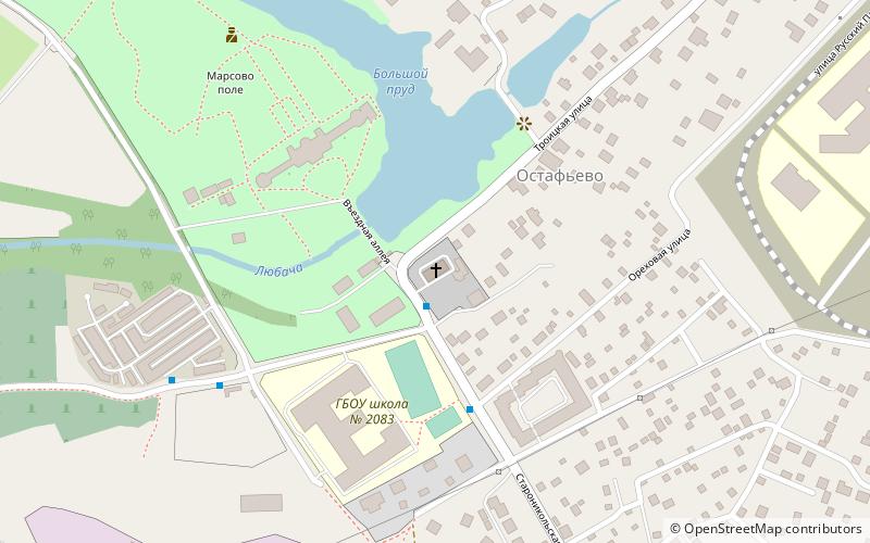 holy trinity church moscow location map