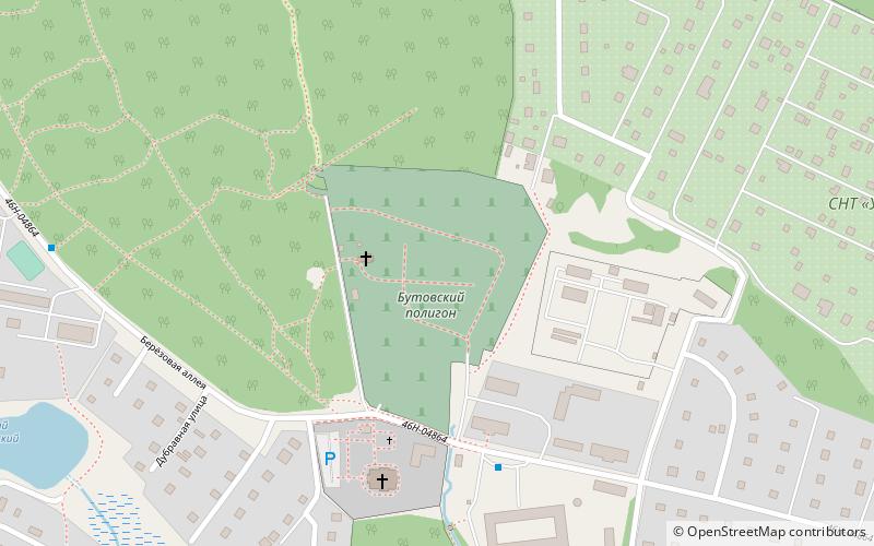Campo de tiro de Bútovo location map
