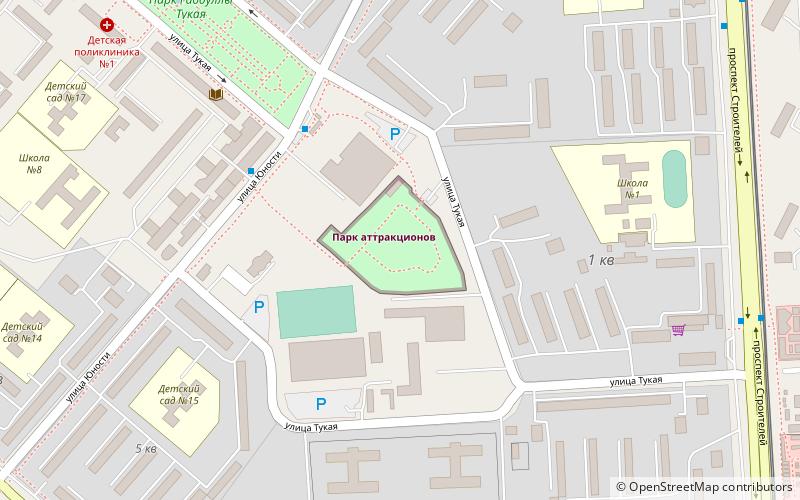 amusement park nizhnekamsk location map