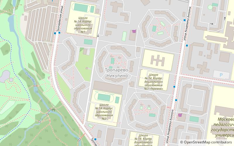 Troparevo-Nikoulino location map