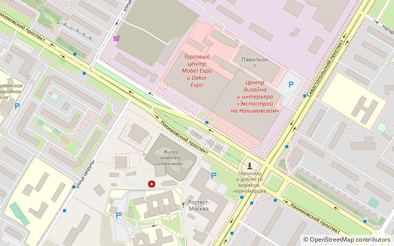 Nakhimovsky Prospekt location map