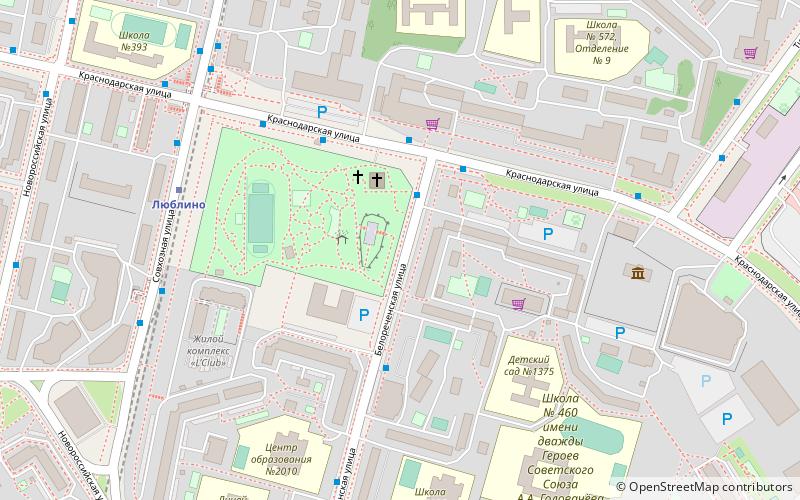 Ljublino location map