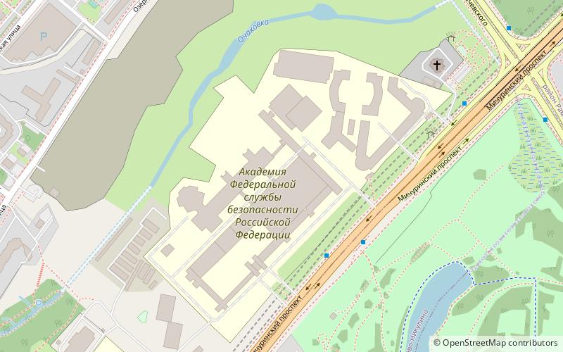 akademie des foderalen sicherheitsdienstes der russischen foderation moskau location map