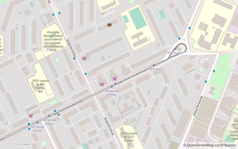 Nagatinsky Zaton District location map