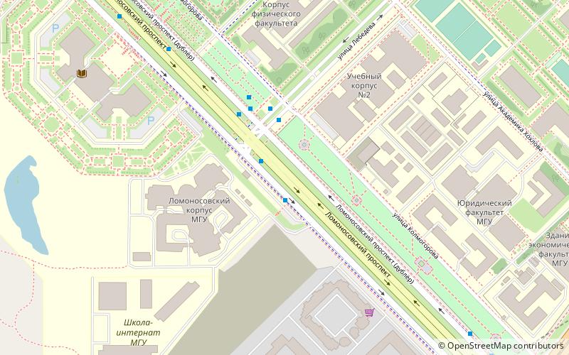 Lomonosovsky Prospekt location map