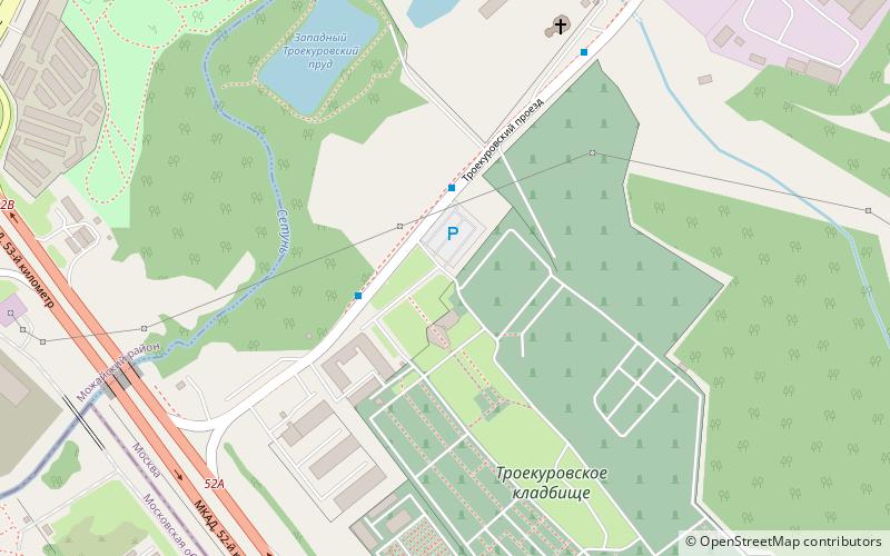 Troyekurovskoye Cemetery location map