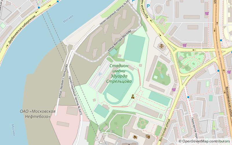 Eduard Streltsov Stadium location map