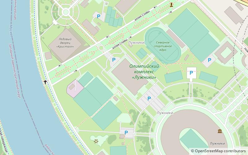 Petite arène sportive Loujniki location map