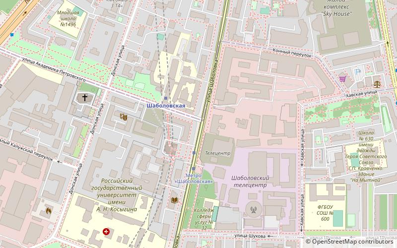 Shabolovka Street location map