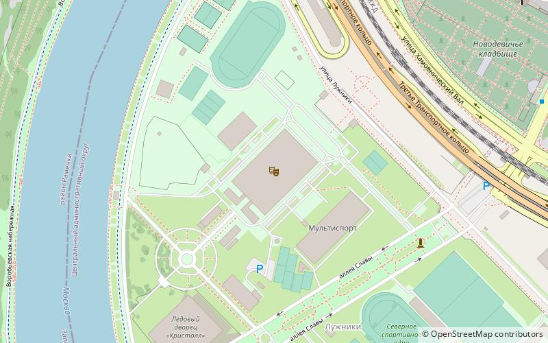 Palacio de los Deportes Luzhnikí location map