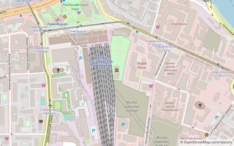Museum of the Moscow Railway location map