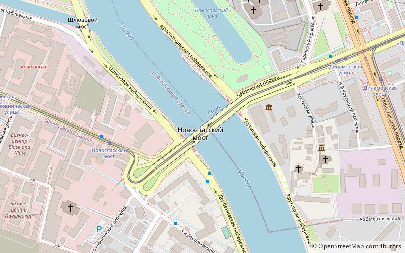 Novospassky Bridge location map
