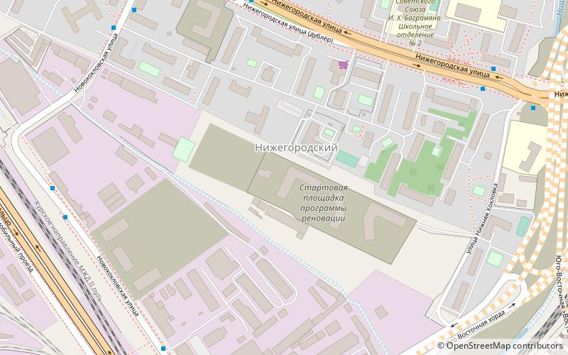 Nijegorodski location map
