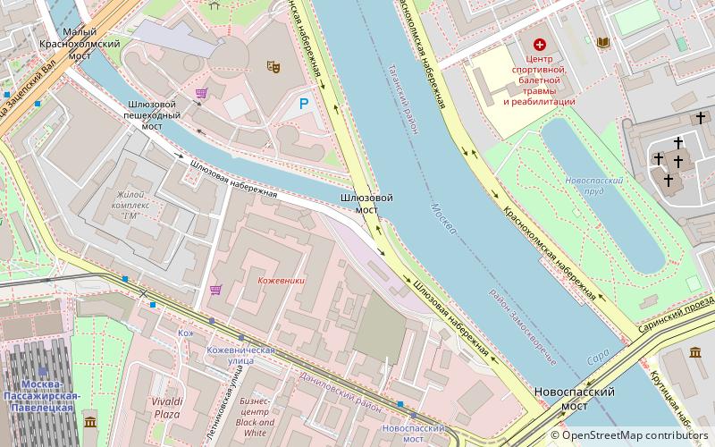 Shlyuzovoy Bridge location map