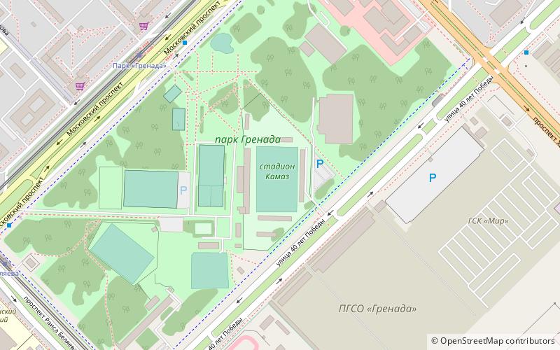 Stadion KAMAZ location map