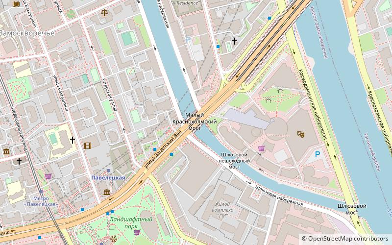 Maly Krasnokholmsky Bridge location map