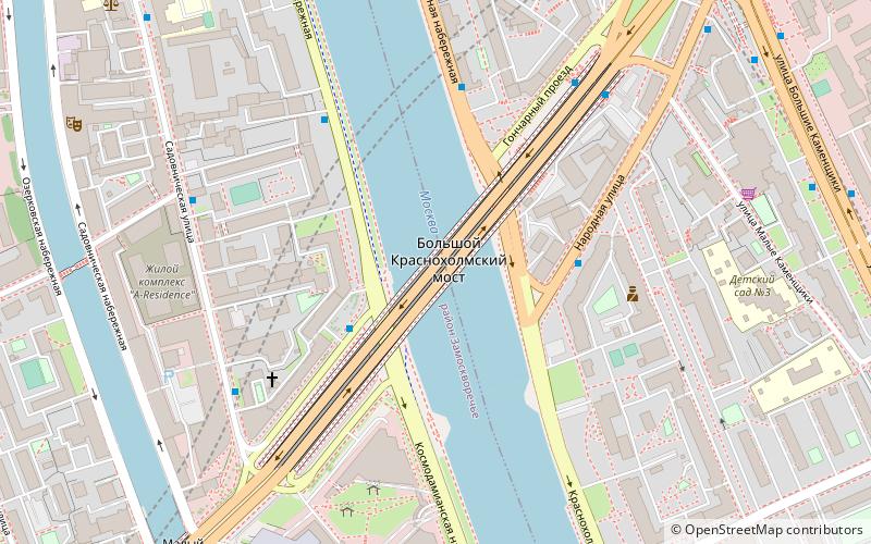 Bolshoy Krasnokholmsky Bridge location map