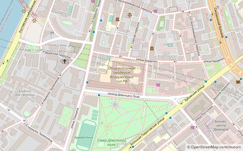 Allgemeine Militärakademie der Russischen Streitkräfte location map