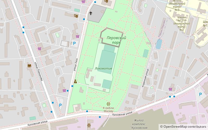 Lokomotiv Stadium location map